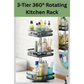 3-Tier 360° Rotating Kitchen Rack