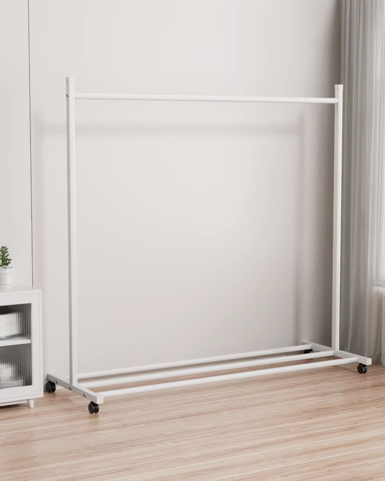 Premium Clothing Rack with Wheels (45kg) - SimplifiNest