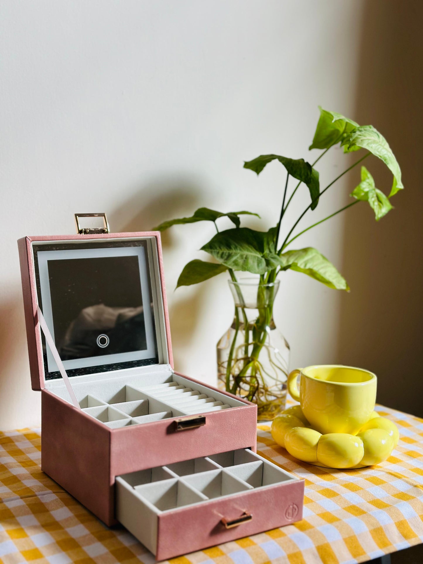 Large LED Jewelry & Makeup Organizer Box