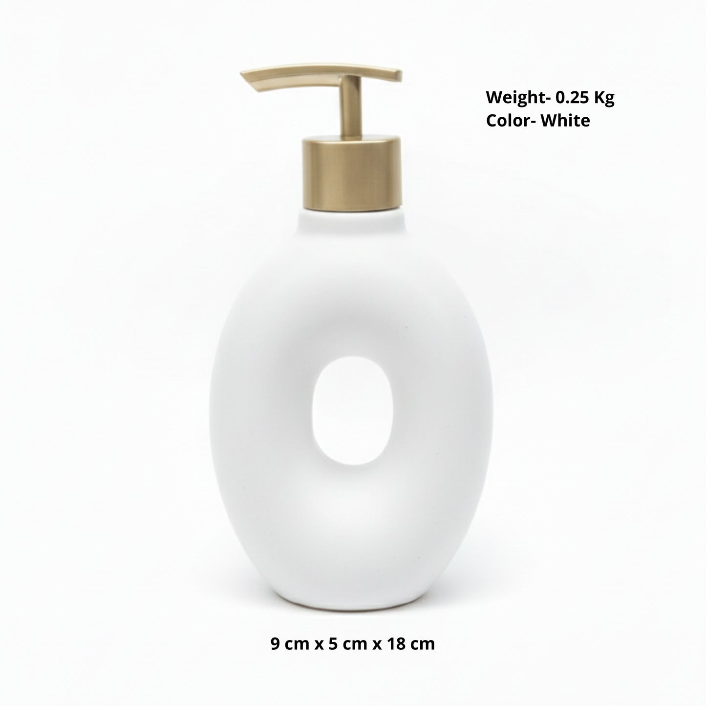 Hollow Ceramic Soap Dispenser - SimplifiNest