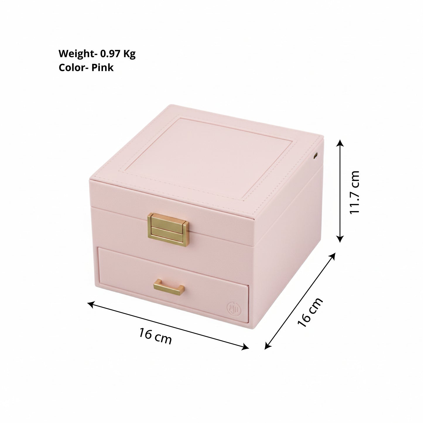 Large LED Jewelry & Makeup Organizer Box - SimplifiNest