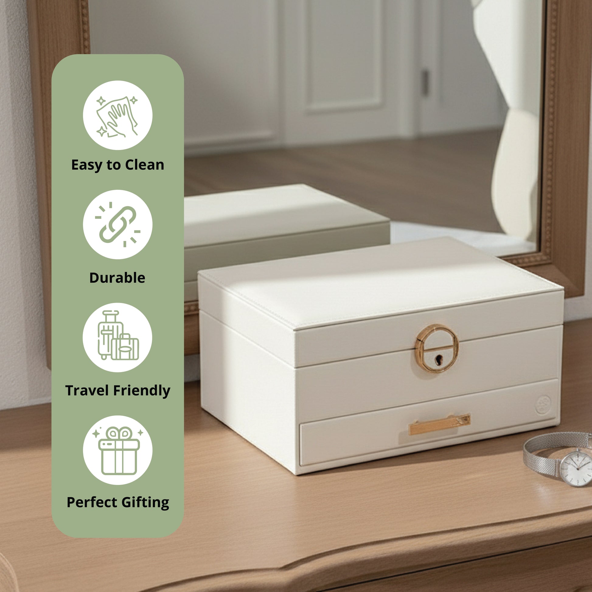 Multi-Section Jewelry & Makeup Organizer - SimplifiNest