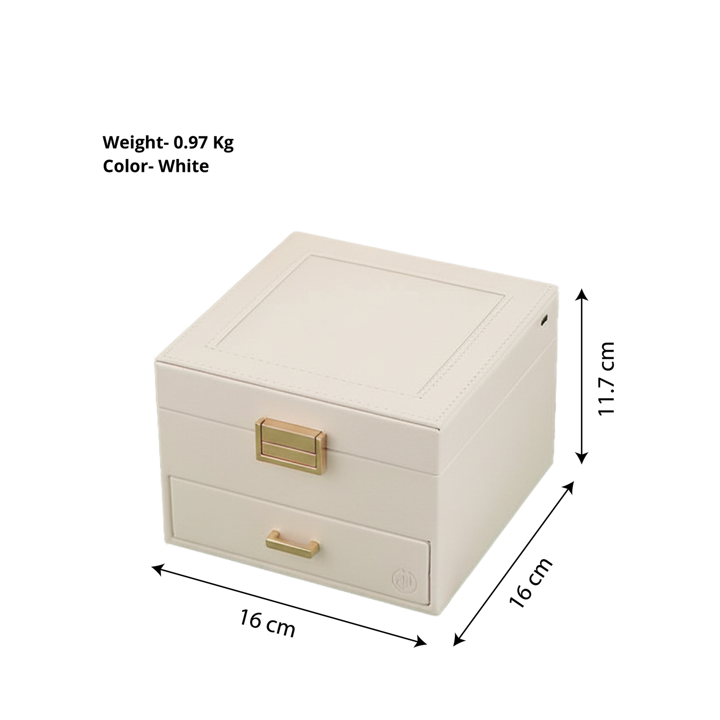 Large LED Jewelry & Makeup Organizer Box - SimplifiNest