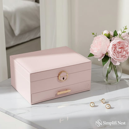 Multi-Section Jewelry & Makeup Organizer - SimplifiNest