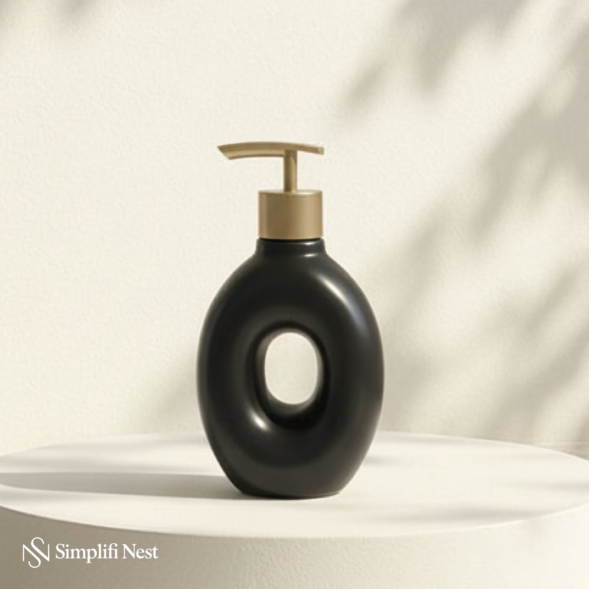Hollow Ceramic Soap Dispenser - SimplifiNest