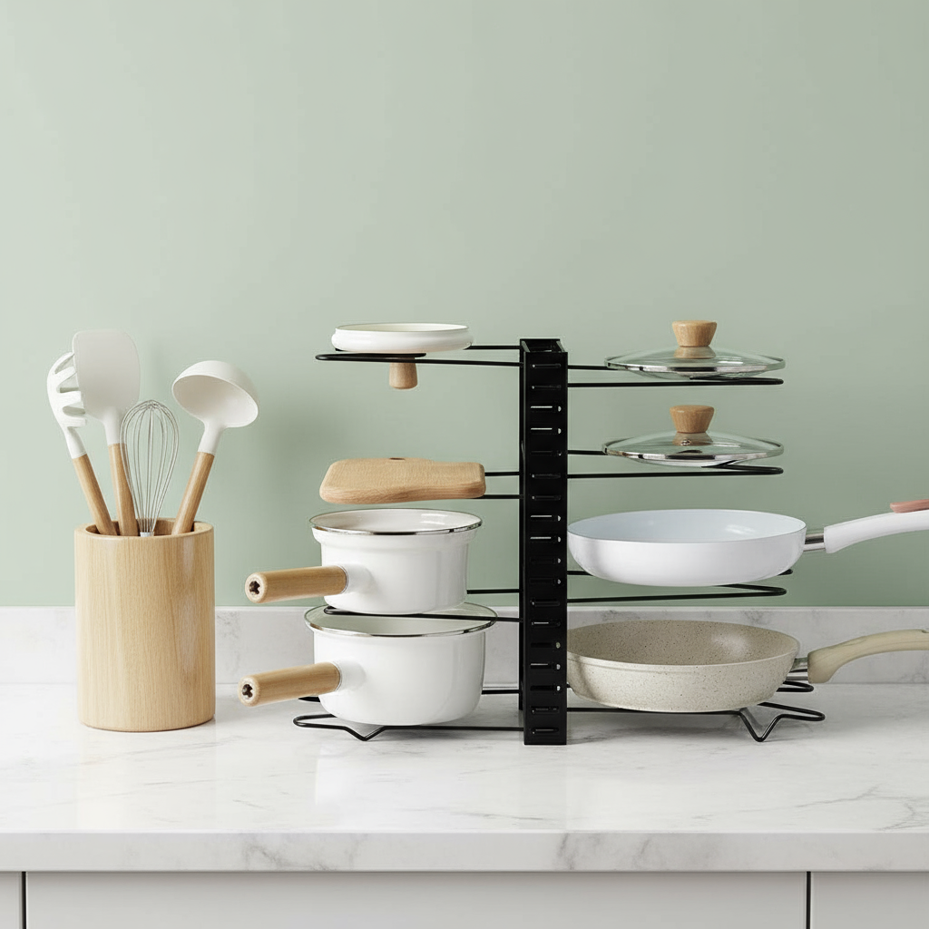 Pot & Pan Organizer Rack (4-Tier & 8-Tier) - SimplifiNest