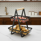 2-Tier & 3-Tier Carbon Steel Fruit Basket - SimplifiNest