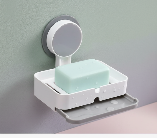 Suction Soap Stand with Tray - SimplifiNest