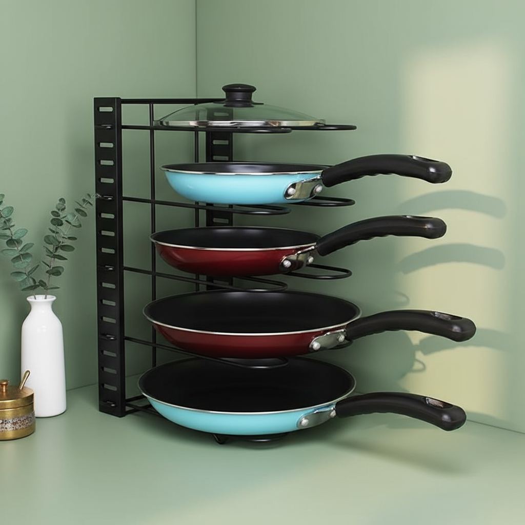 Pot & Pan Organizer Rack (4-Tier & 8-Tier) - SimplifiNest