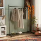 Premium Clothing Rack with Wheels (45kg) - SimplifiNest