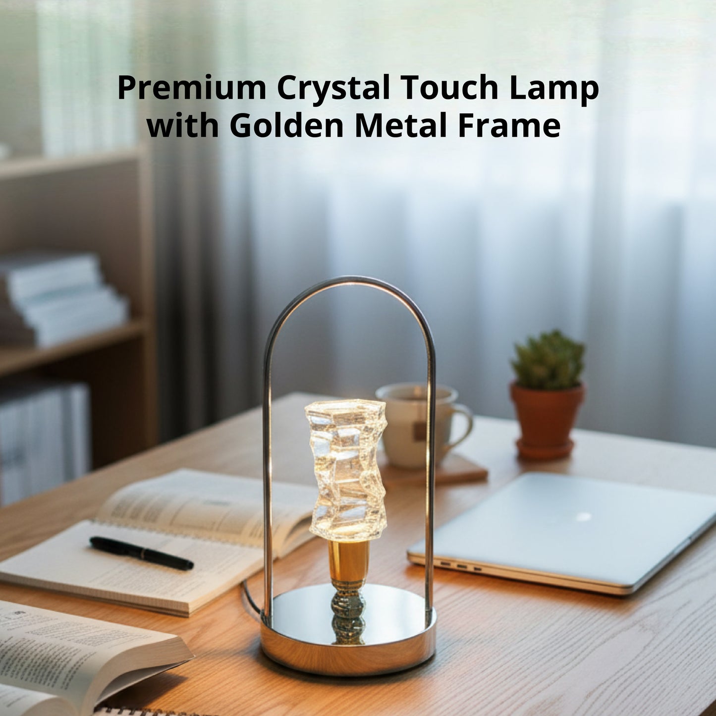 Premium Crystal Touch Lamp – Golden - SimplifiNest