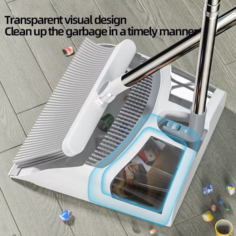 Rotatable Broom & Upright Dustpan Set - SimplifiNest