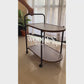Classic 2-Tier Wood Serving Trolley
