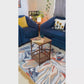 Premium Bamboo Side Table With Storage Base
