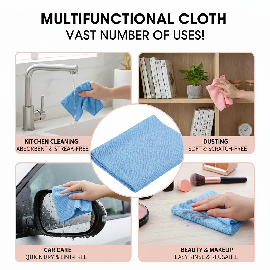 Microfiber Cleaning Cloths – Box Pack of 20